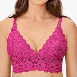 NWT Momanda Fuchsia Pink Nursing Bra